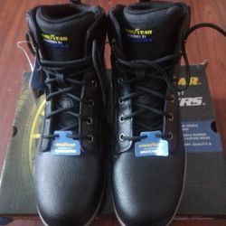 SKECHERS GOODYEAR Steel Toe Men Slip-Resistant Service Work Boots Size 12