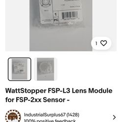 WattStopper FSP-L3 Lens Module for FSP-2xx Sensor