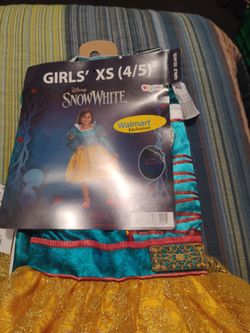 Disney Snow White Girls Costume Size XS (4/5)