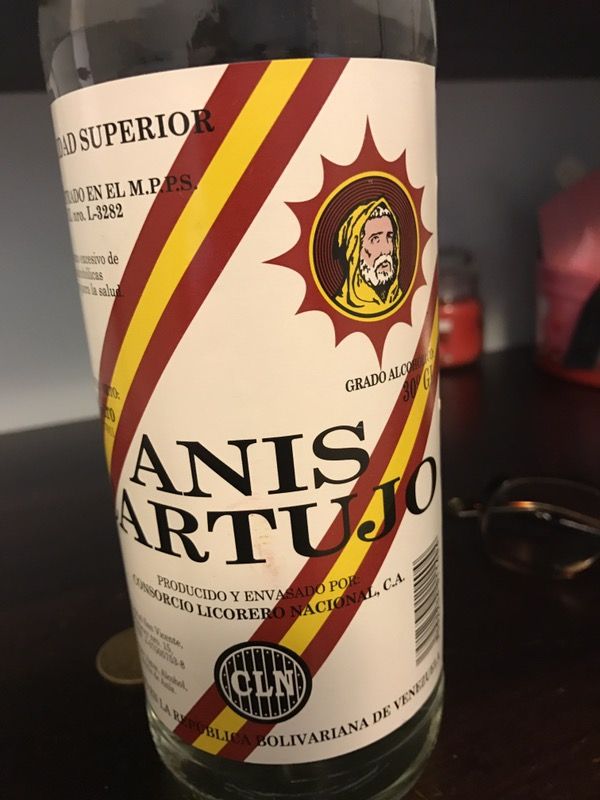 Anis cartujo anis venezolano botella de litro