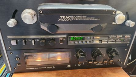 Vintage TEAC X-1000R Reel-to-Reel Recorder | Dual Capstan Auto Reverse | Powers On