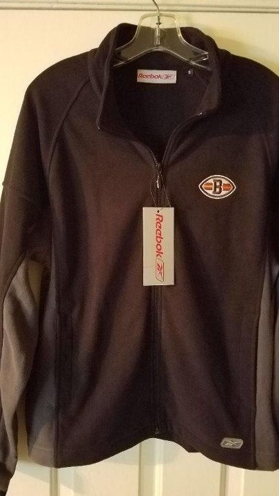 Reebok New! NFL Browns Reebok full zip Fleece Adult,small