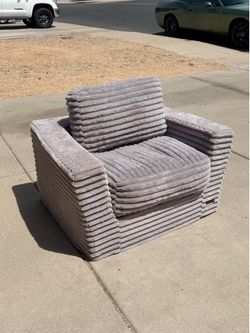 MAXYOYO Lazy Sofa Grey Chair, Soft Cushioned Double Seat Floor Sofa