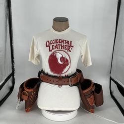 ❄️DECEMBER SALE 10% OFF ALL OCCIDENTAL SETS❄️ OCCIDENTAL LEATHER® 9855 - Adjust-to-Fit™ FatLip™ Tool Bag Set Café Color