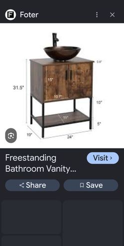 Freestanding Bathroom Vanity only