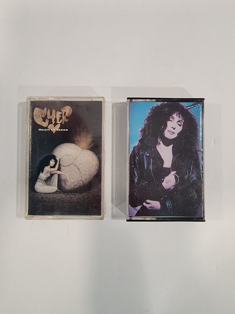 Lot Of 2 Cher Cassette Tapes ~ AS IS, Not Tested