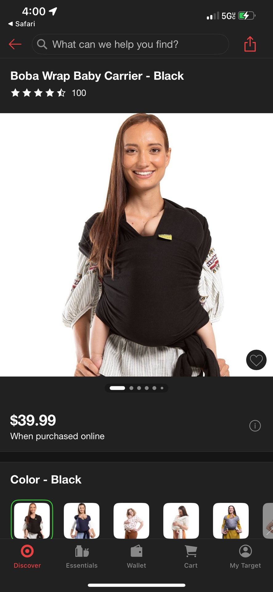 Baby Wrap Carrier