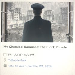 2 My chemical romance tickets for sale!