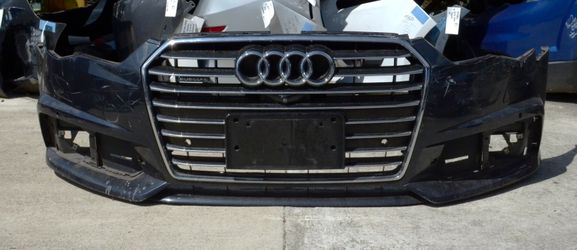 USED REF#B995 || 2017-2018 AUDI A6 || FRONT BUMPER ASSEMBLY