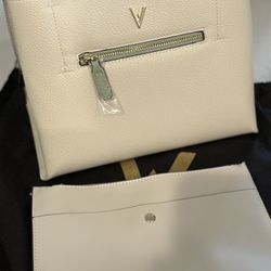 New VANESSA  WILLIAMS OFF WHITE TOTE BAG