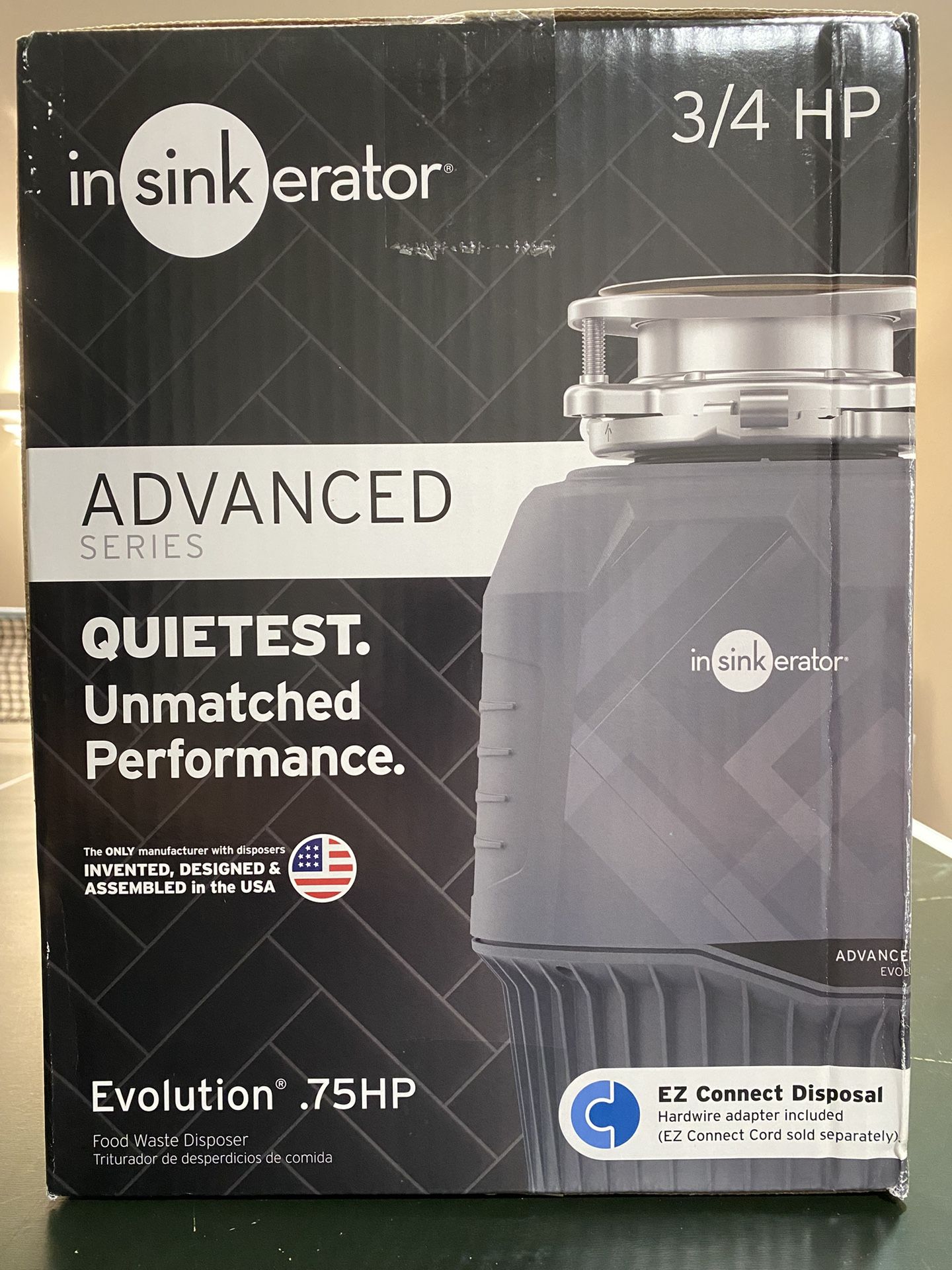  InSinkErator Evolution Advanced Series 3/4 HP Garbage Disposal. 