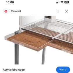 Acrylic Bird Cage - large 