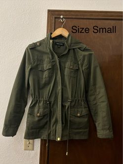 Olive Green Utility Jacket Size Small