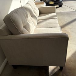 White/Beige Sofa