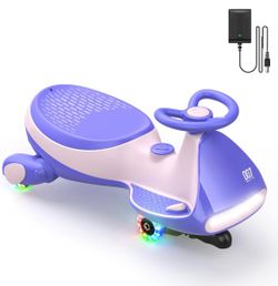 Fanttik ride n7 classic electric car (pink and purple)
