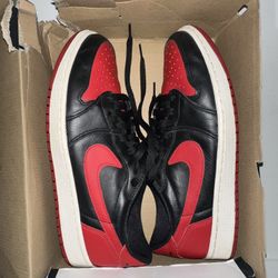 Nike Jordan 1 Retro Low Bred 