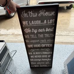 2 Signs Family Rules 