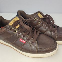 Levi's Comfort Bantry Nappa Casual Shoes Brown Leather Men's 8.5