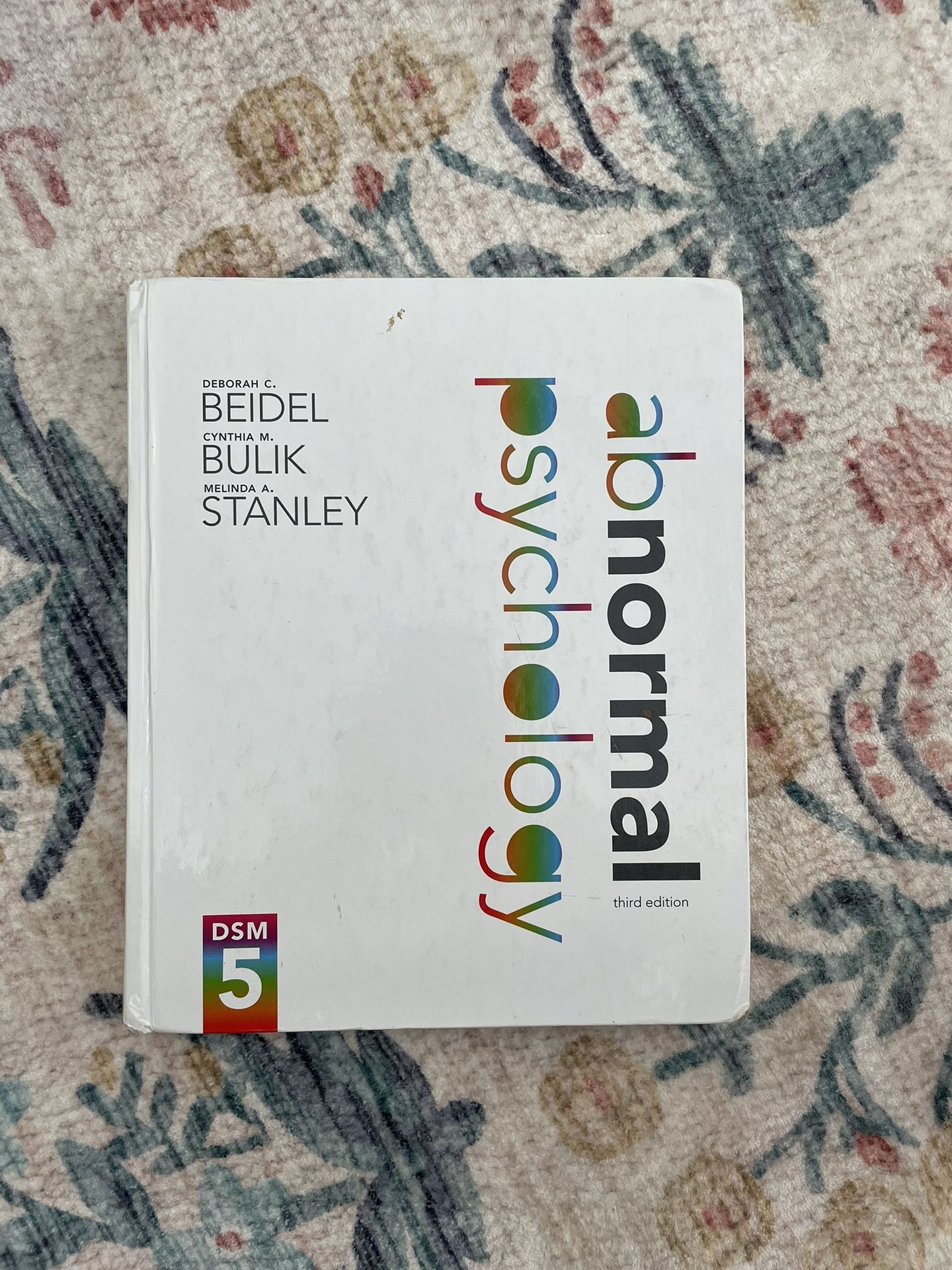 Abnormal Psychology Textbook