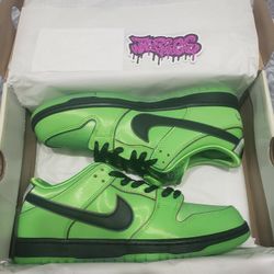Nike Sb Dunk Powerpuff Buttercup 