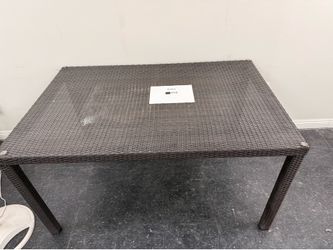 Patio furniture dinning table 59x39.5x29”