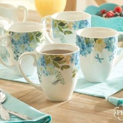 Princess House Tazas Set De 4 Nuevas 