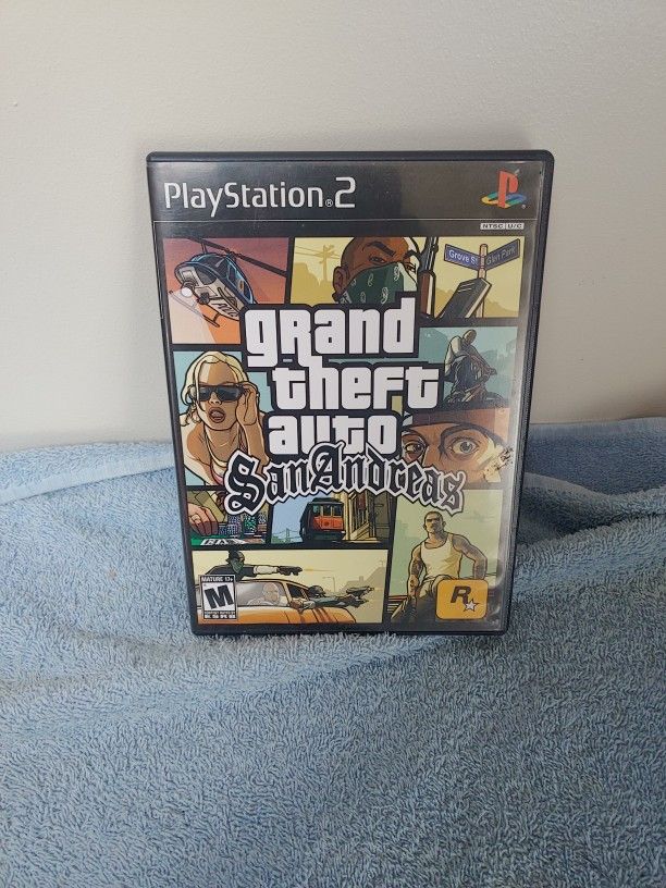 PlayStation 2 Grand Theft Auto San Andreas Game