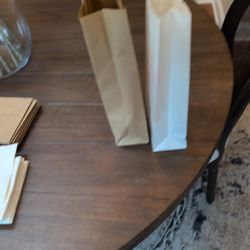  Durable paper wine bottle bags with twisted handle