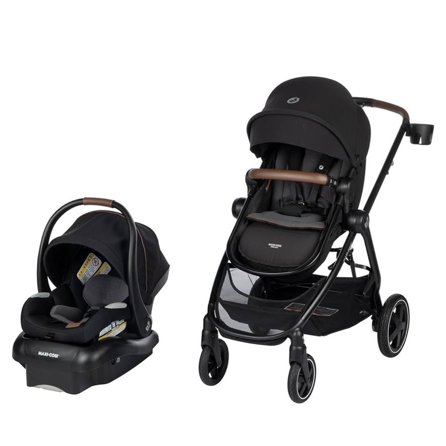 Maxi-Cosi Zelia™_ Luxe 5-in-1 Modular Travel System, New Hope Black