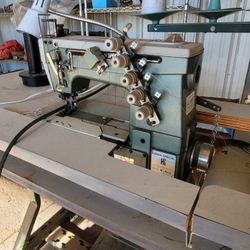 Kansai Special W-8003F Industrial Coverstitch Machine with Table - Professional Grade  