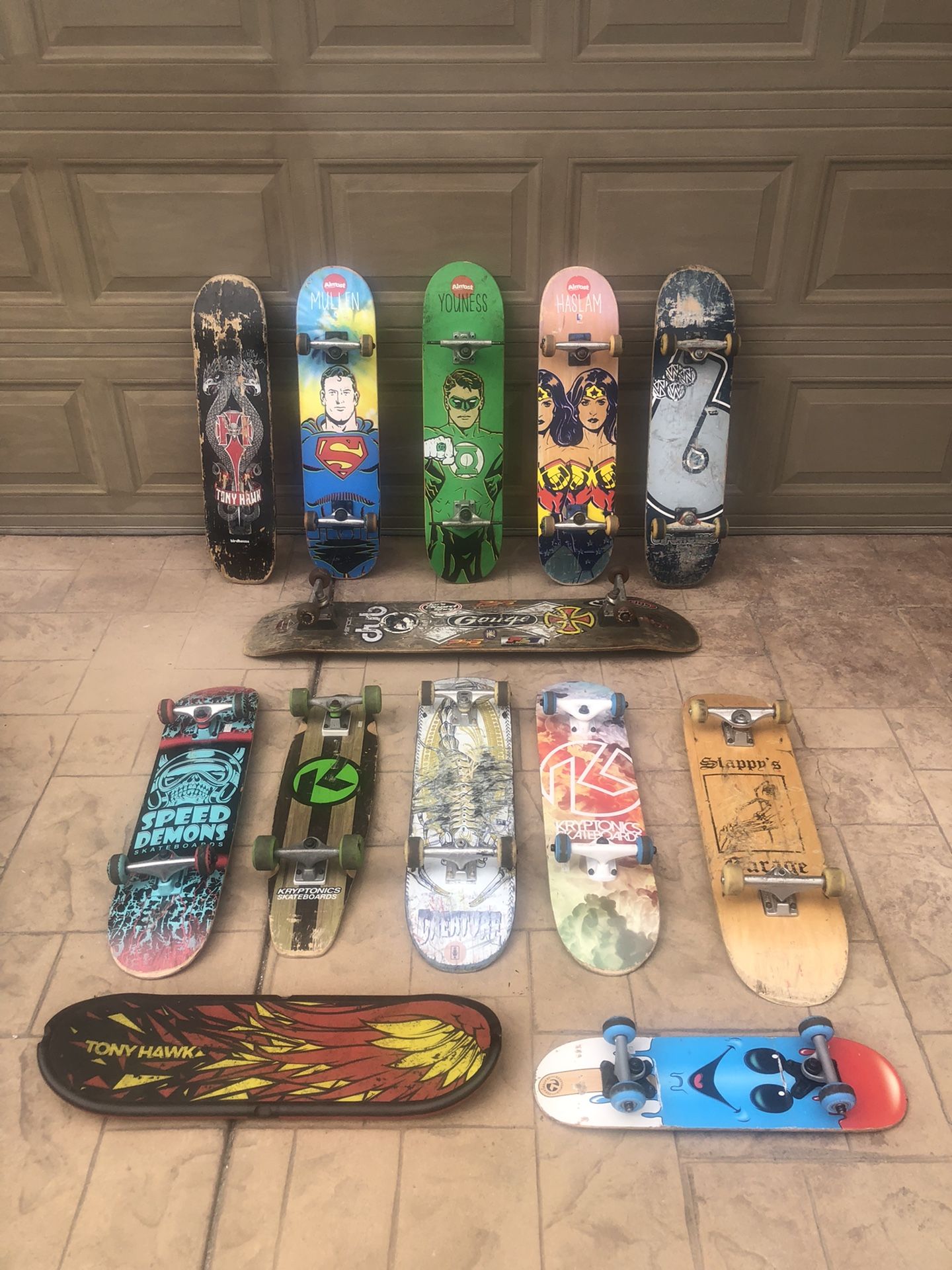 Misc Skateboards For Sale - Kryptonics, Birdhouse/Tony Hawk, Almost, Gouge, & More