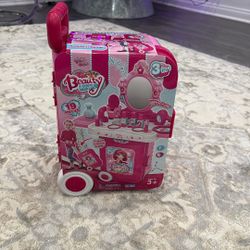  Rolling Luggage Beauty - Pretend makeup Play Set