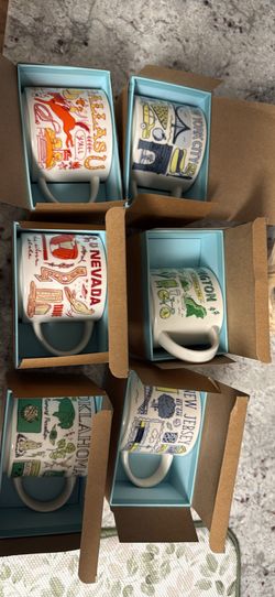 original starbucks Been There Series mugs!