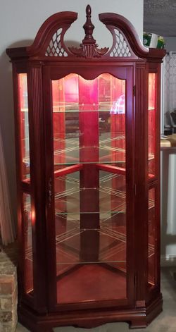Corner Curio Cabinet