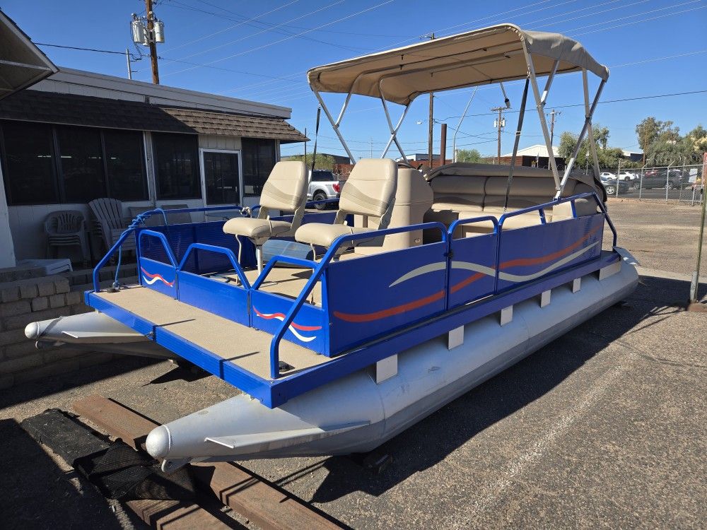 16ft Electric Pontoon For Sale!