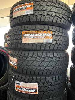 Vendo 265/70/R17 las 4 llantas nuevas Arroyo alterrain por $500