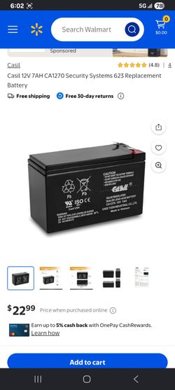 Casillas 12V /7Ah Battery.