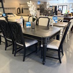  New 7pc Dining Table Set 