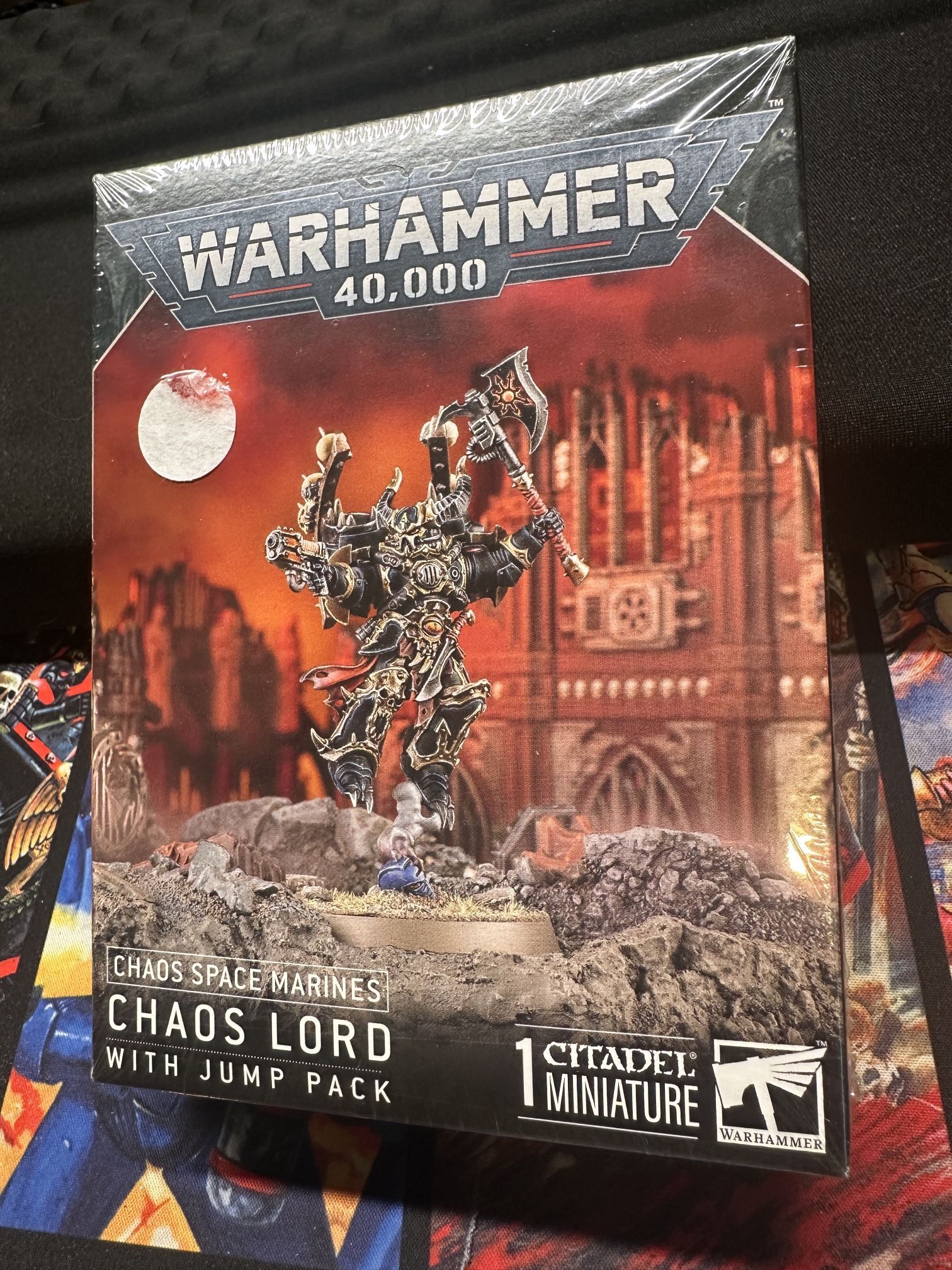 New Sealed Warhammer 40k CSM Chaos Lord with Jump Pack