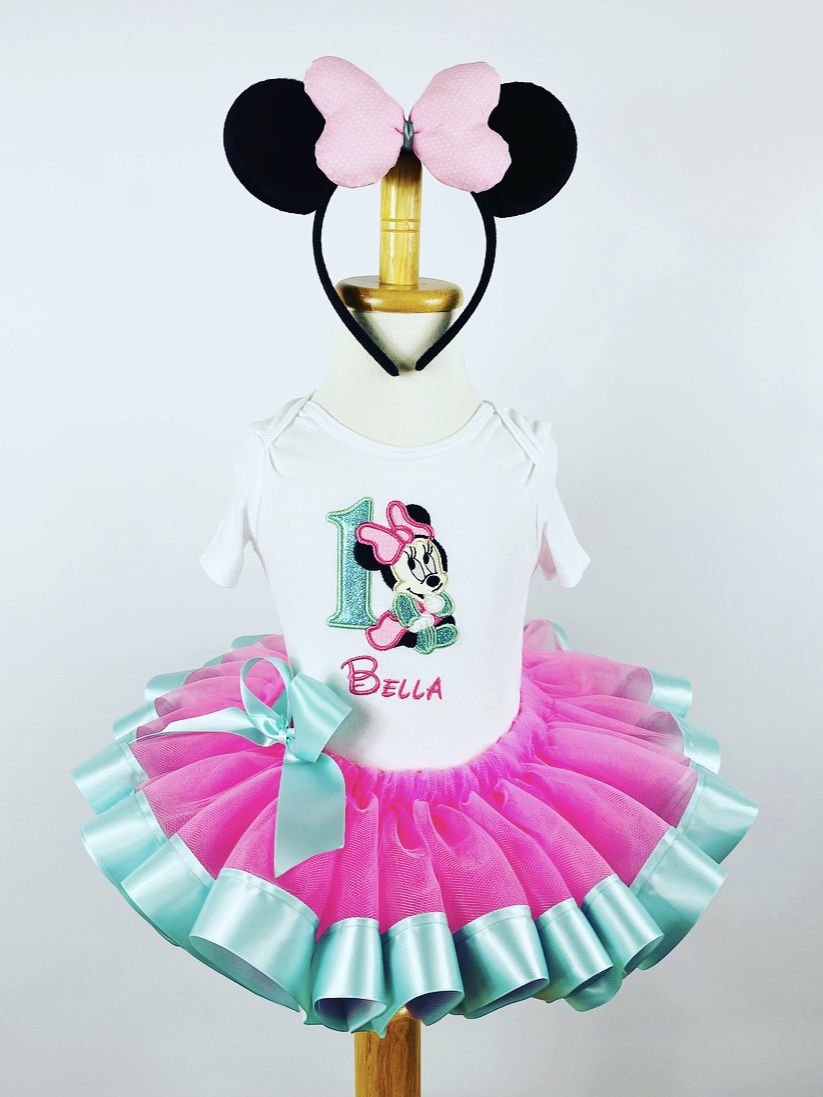 Minnie Mouse Tutu Set with Ears STARTING @$55
