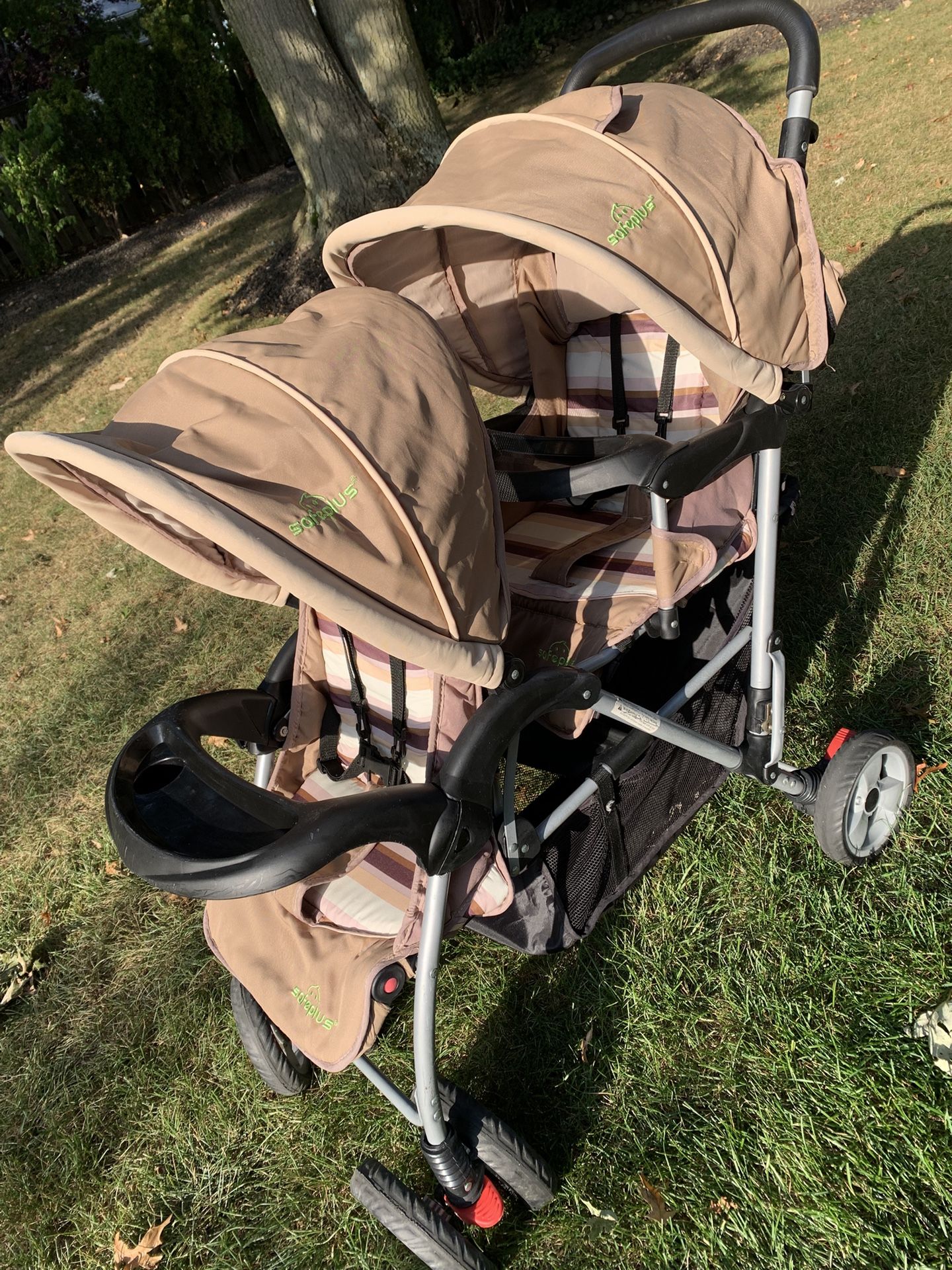 Costway Double Stroller 