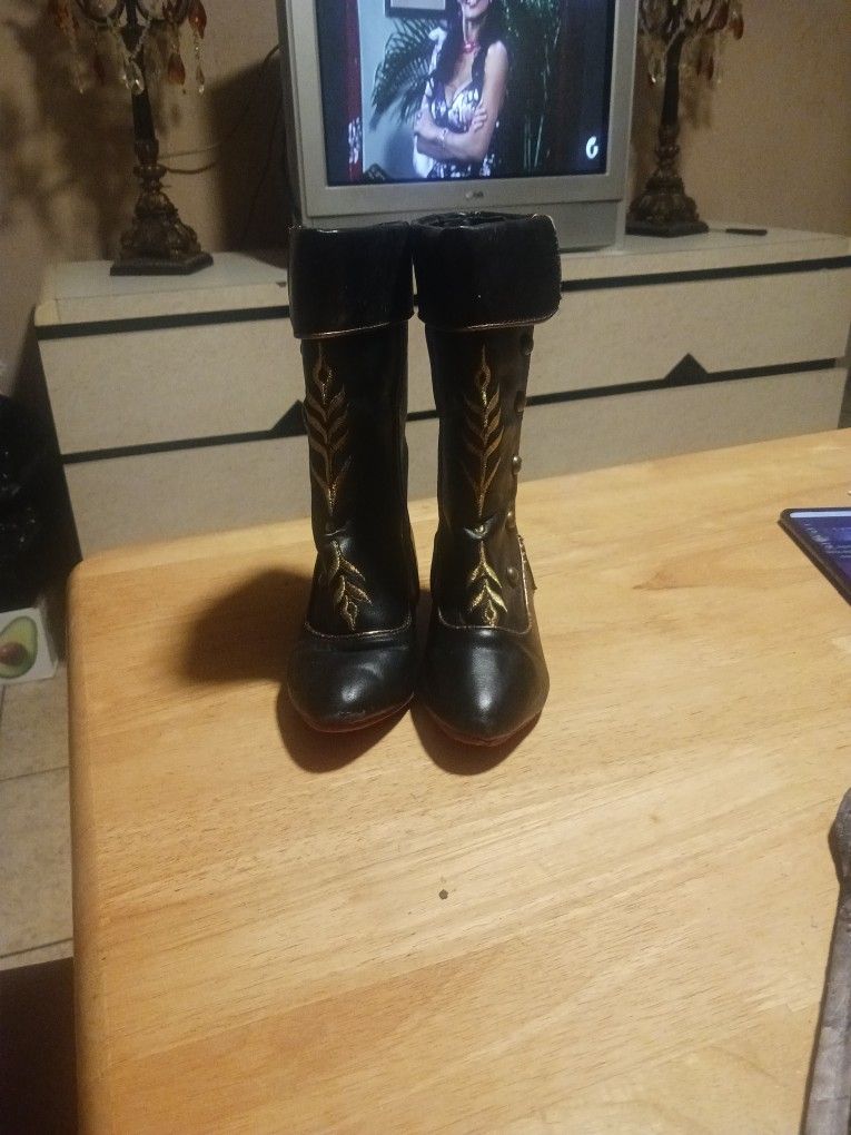 Botas De Frozen Dysney Originales Size 9/10  Para Niña