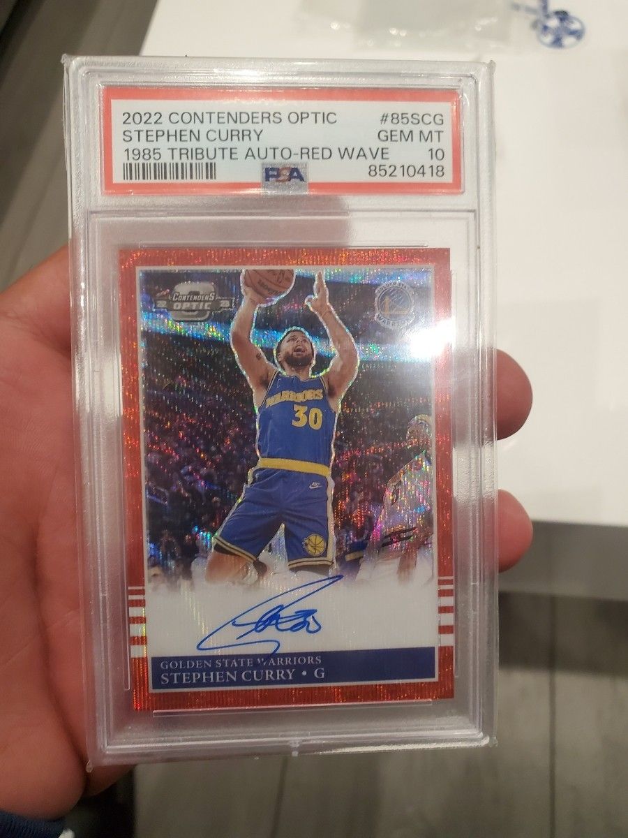 STEPH CURRY AUTO VERY RARE POP1 GEM MINT 10 MUST SEE