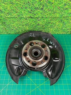 05-11 Mercedes R171 SLK280 Rear Left Spindle Knuckle Hub Bearing w/ Rotor Disc