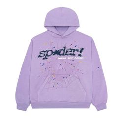 Sp5der Hoodie purple 
