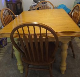 Table and chairs