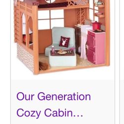 American Girl Doll/ Our Generation Doll Cozy Cabin