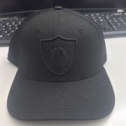 Full Black Raiders hat