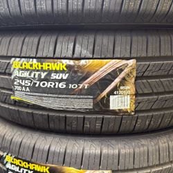 245/70/16 Blackhawk Tires 🛞
