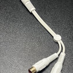 AUX Splitter 6 inch 3.5mm Male to 2 3.5mm Female Y Cable Stereo Adapter